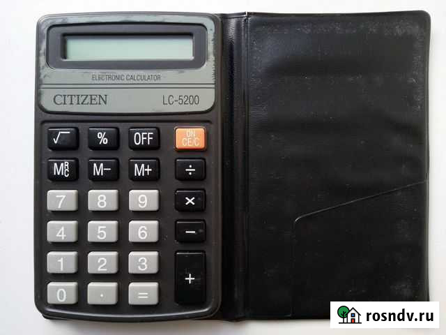 Калькулятор карманный citizen LC-5200 Волгоград - изображение 1