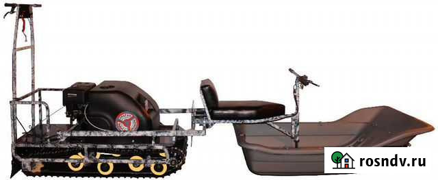 Мотобуксировщик Ураган Промысловик 15 л.с Иркутск - изображение 1