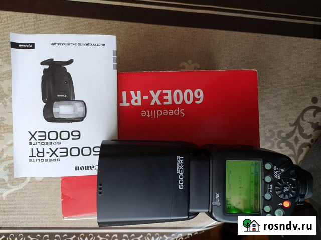 Вспышка canon speedlite 600ex-rt Махачкала - изображение 1