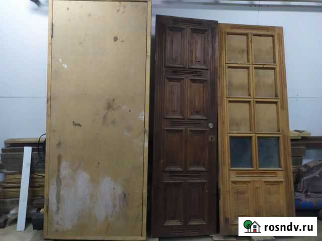 Дверь входная деревянная бу Казань - изображение 1