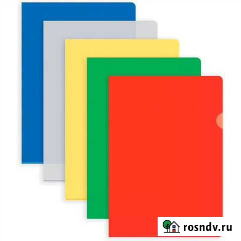 Папка-уголок, А4, 180мкм., прозрачная Краснодар - изображение 1