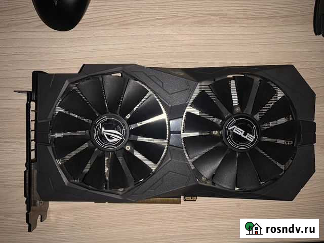 Видеокарта Asus ROG strix RX570 4gb Новосибирск - изображение 1
