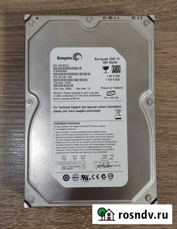 Нерабочий жёсткий диск Seagate Barracuda 500 Гб Таганрог - изображение 1