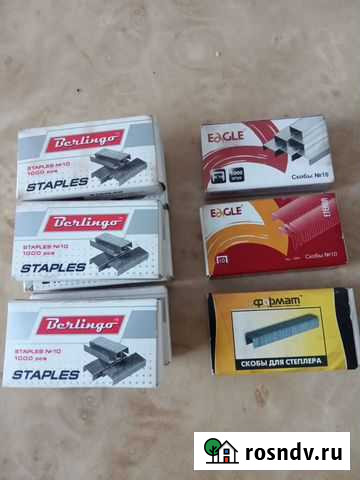 Скобы для степлера Сыктывкар - изображение 1