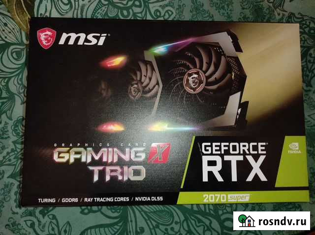 Видеокарта msi rtx 2070 super gaming x trio Верхнеднепровский - изображение 1