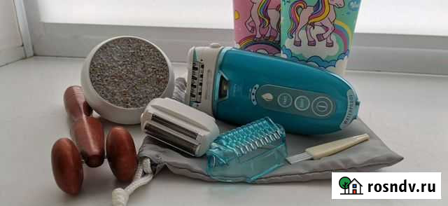 Эпилятор, триммер и в подарок массажёр для лица Бийск - изображение 1