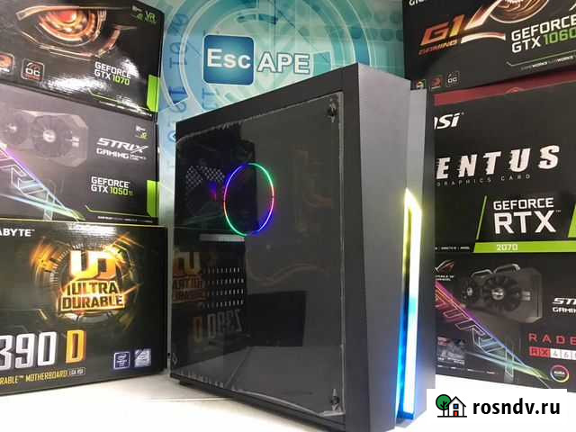 Мощный игровой комп 16ядер,rx570,16gb Братск - изображение 1