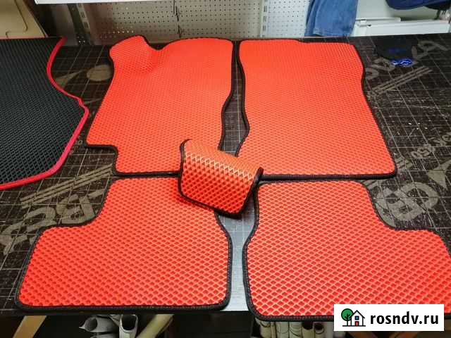 Комплект ковриков ева (EVA) красный Сургут - изображение 1