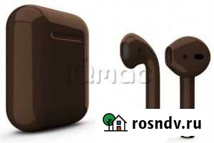 AirPods 2 - беспроводные наушники Apple Коричневый Краснодар - изображение 1