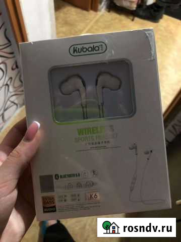 Беспроводные bluetooth наушники Вологда - изображение 1