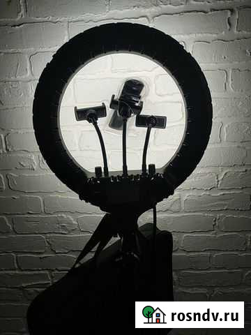 Кольцевая лампа 46 см профессиональная RL-19 (новы Владимир - изображение 1