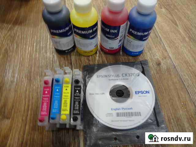 Принтер струйный и остатки чернил, снпч Рубцовск - изображение 1