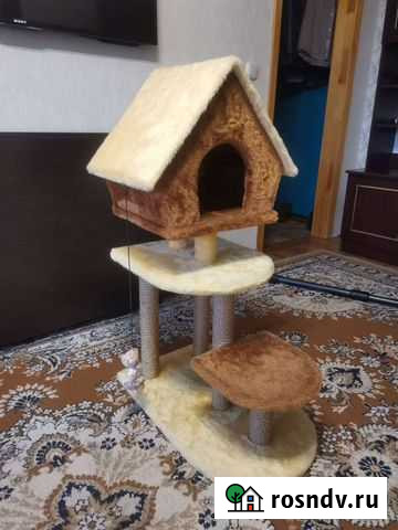 Домик для кошки с когтеточкой Липецк - изображение 1