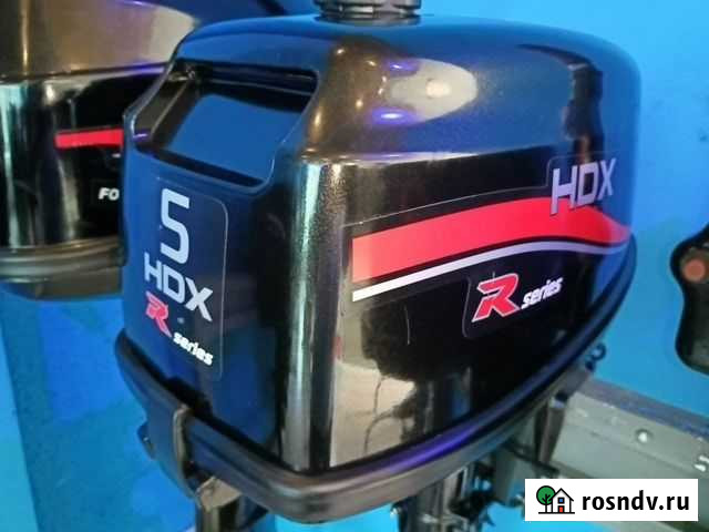 2х-тактный лодочный мотор HDX R series T 5 BMS Новосибирск - изображение 1