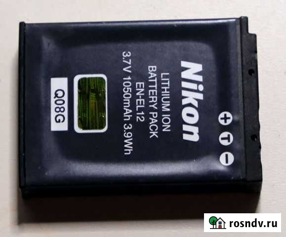 Аккумулятор Nikon EL-EL12 оригинальный Воронеж - изображение 1