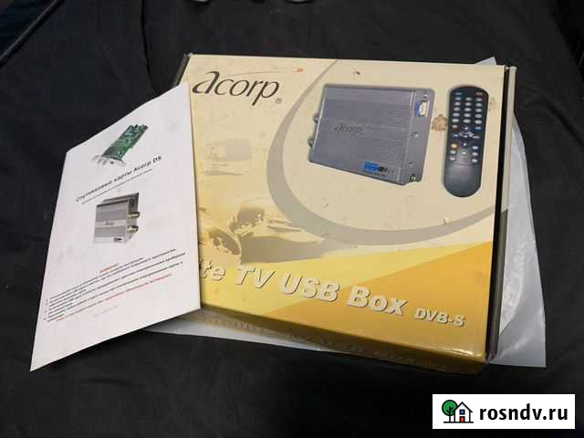 Тв-тюнер acorp DS120, внешний usb Нижний Новгород - изображение 1