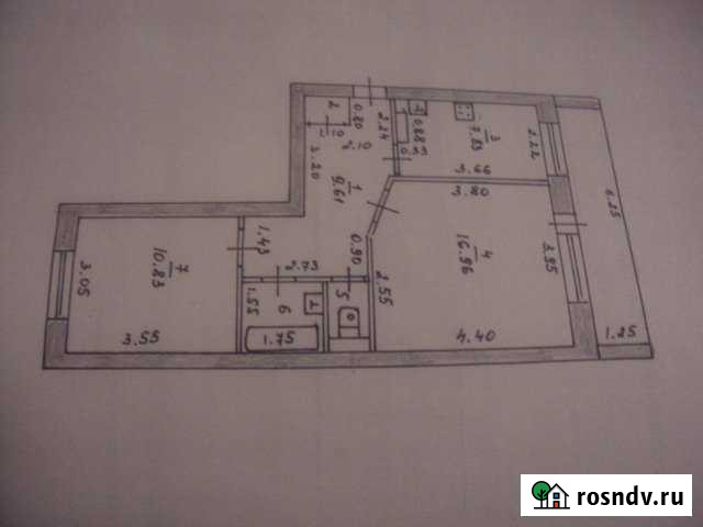 2-комнатная квартира, 50 м², 1/3 эт. на продажу в Шилово Шилово - изображение 1