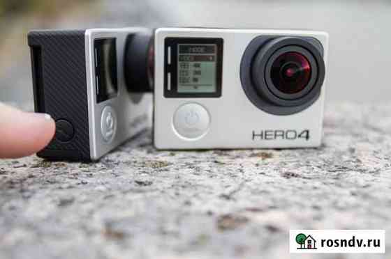 Камера GoPro Hero 4 Black с доп экраном и микрофон Курск