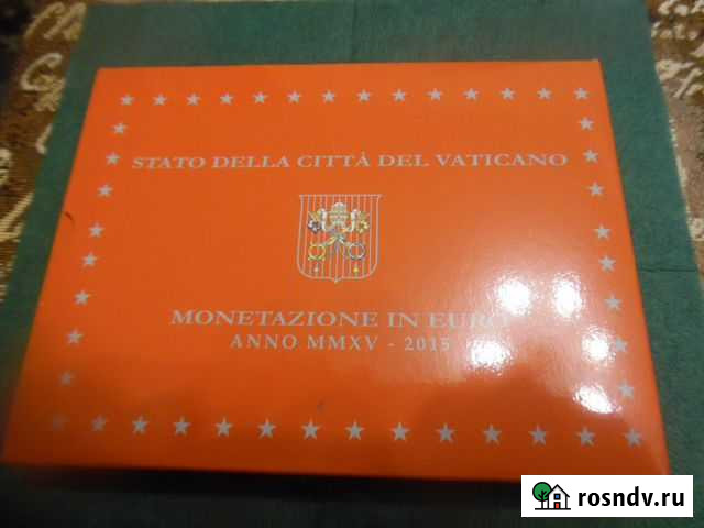 Набор евромонет ватикан. 2015 год Мурманск - изображение 1