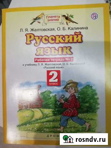 Рабочая тетрадь Русский язык 2 класс Пермь - изображение 1