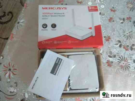 Adsl2+Модем роутер mercusys Лиски