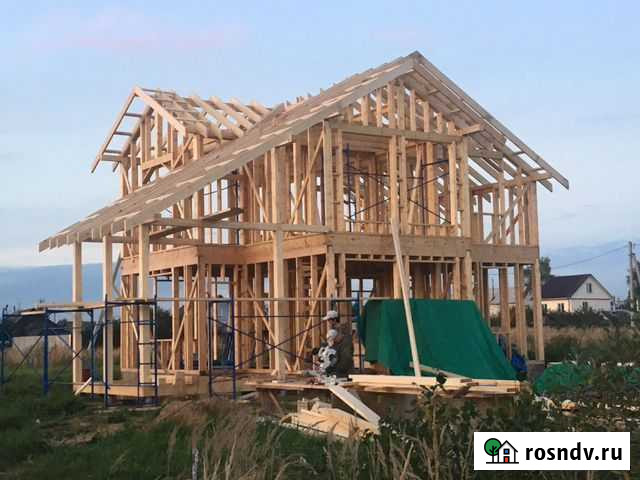 Каркасные дома,приделки,бани,хоз. постройки Нерехта - изображение 1