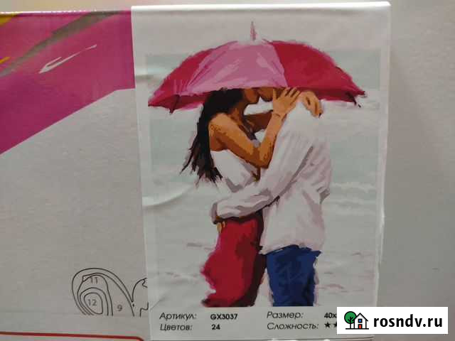 Картина по номерам Пара под зонтом Брянск - изображение 1