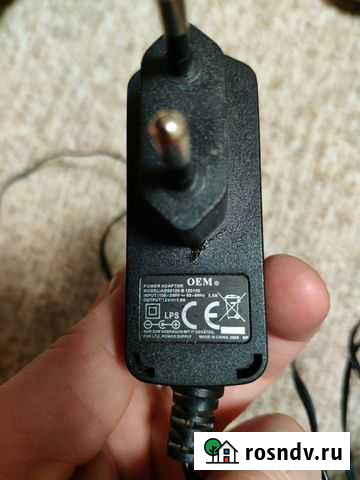 Адаптер питания 12v 1A Обнинск - изображение 1