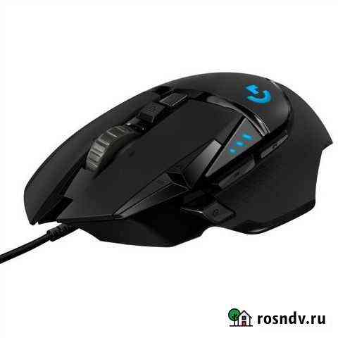 Мышь проводная Logitech G502 hero черный + Клавиат Мурманск