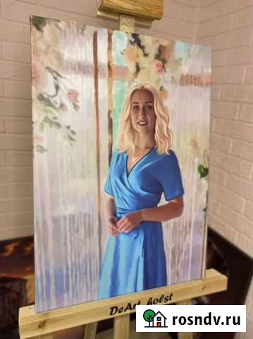 Портрет по фото реализм, под масло, дрим арт Краснодар - изображение 1