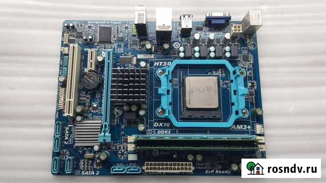 Комплект S-AM3+ AMD760G+FX4100+DDR3 16Gb Ростов-на-Дону - изображение 1