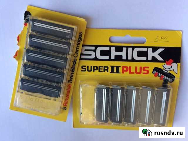 Бритвенные картриджи Schick super II plus Глазов - изображение 1