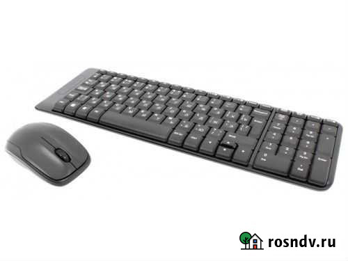 Bluetooth клавиатура и мышь Logitech k220 Тольятти - изображение 1