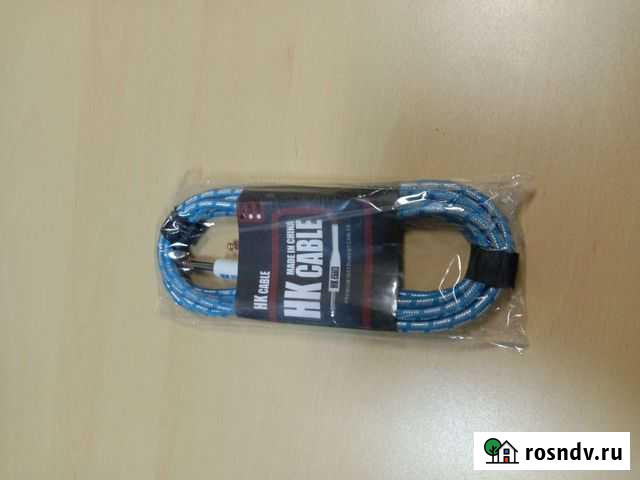 Кабель 3м для электро гитары Красногорск - изображение 1