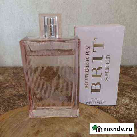 Burberry Brit sheer оригинал 200 мл Астрахань