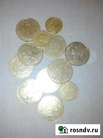 Франция 20 Сентиме и 5 Сентиме после 70годов 11шт Барнаул - изображение 1