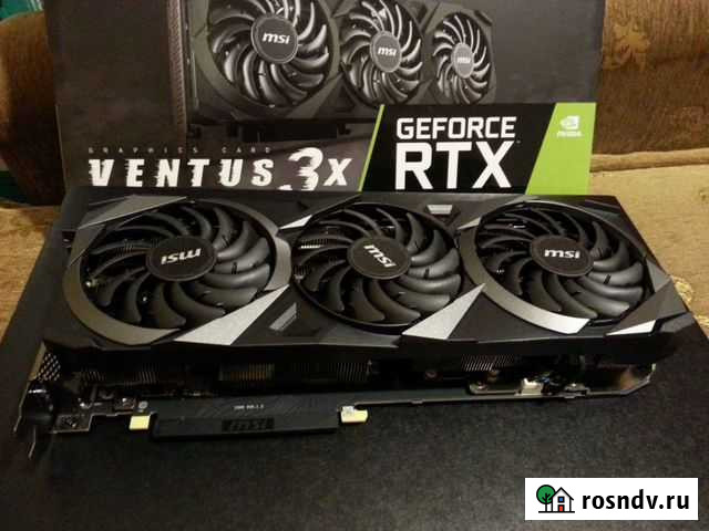Видеокарта RTX 3080 Ventus 3x Иваново - изображение 1