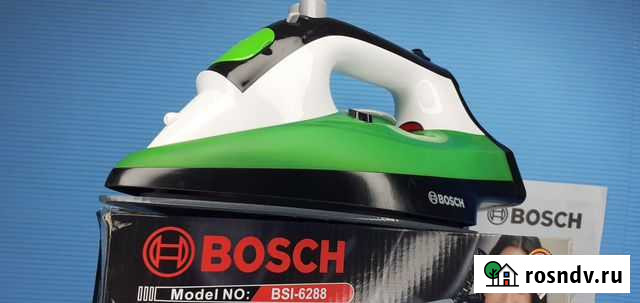 Мощный утюг Bosh 3000вт Подошва Palladium Glissee Самара - изображение 1