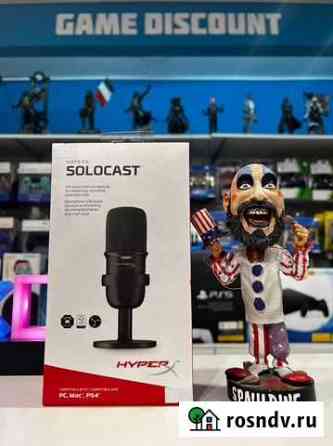 Новый Микрофон hyperx SoloCast + Power Bank Apple Челябинск