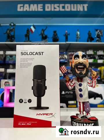 Новый Микрофон hyperx SoloCast + Power Bank Apple Челябинск - изображение 1