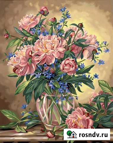 Картина по номерам Paintboy G142 Пионы 40*50 Новосибирск - изображение 1