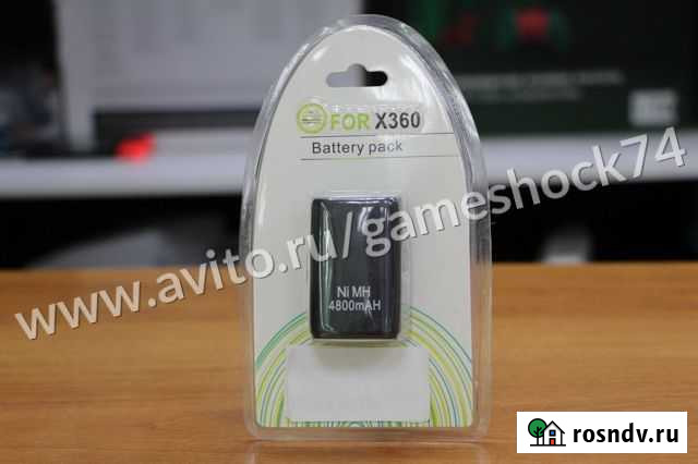 Аккумулятор для джойстика Xbox 360 (Аналог) Челябинск - изображение 1