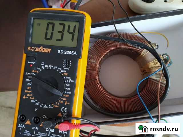 Тороидальный трансформатор питания 2х17В Пугачев - изображение 1