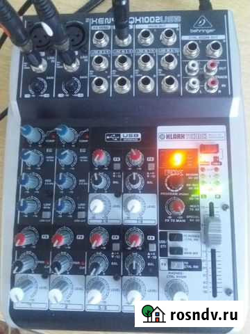 Микшерный пульт behringer xenyx QX1002USB Вятские Поляны - изображение 1