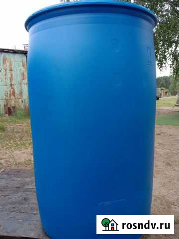 Бочка пластиковая 227 л., б/у Спас-Клепики - изображение 1