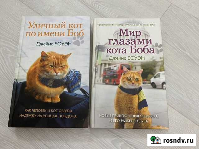 Книги про кота Боба Рыбинск - изображение 1
