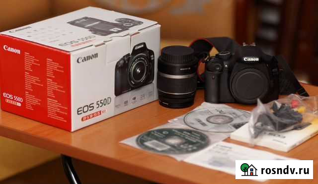 Зеркальный фотоаппарат canon с зум объективом Краснодар - изображение 1