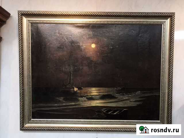 Большая картина Ночной пейзаж Липецк - изображение 1