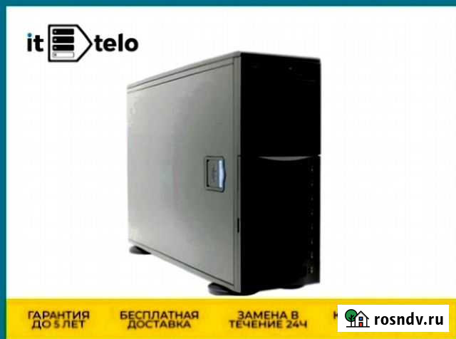 Сервер SM Tower 6057R/8LFF/TQ/2бп/2x2695v2/16gb Екатеринбург - изображение 1