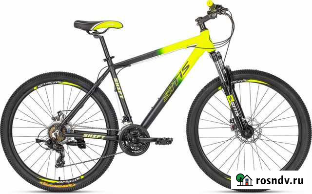Велосипед sitis shift 27,5 (2021) черно-зеленый K Краснодар - изображение 1